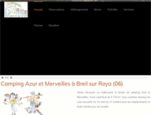 Tablet Screenshot of camping-azur-merveilles.com